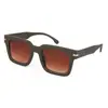 Gafas de Sol para Hombre Estilo Callejero Celebridad de Internet Transfronterizas de Moda Retro Montura Cuadrada Aspecto Adelgazante Gafas de Sol Gama Alta 131 2356