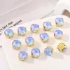 Nuevo Colgante de Satélite de Cuatro Garras con Strass y Agujero Cosido a Mano Strass de Garra Única Strass de Vidrio Joyería DIY Accesorios para Ropa Materiales Auxiliares