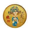 La Quintaesencia de la Ópera de Pekín China Medallas Conmemorativas de Color Moneda de Cultura y Arte Chino Serie de Personajes Shengdan Jingmo Ugly Colección Completa de Regalos