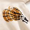 Bebés y Niños Pequeños Transfronterizos Primavera y Otoño Niños y Niñas Elementos de Halloween Sudaderas con Capucha Transpirables de Moda de Manga Larga con Cuello Redondo