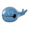 Ballena azul pequeño quemador de incienso herramienta para sellar incienso pequeño quemador de incienso Xiangyun quemador de incienso creativo quemador de incienso multifuncional adornos para ceremonia del té