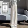 Pantalones de pana de pierna ancha para mujer 2026 Primavera, Otoño e Invierno Nuevo estilo coreano Adelgazantes Caída Sueltos Terciopelo de algodón europeo Modernos Pantalones Casuales