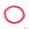 Moda europea y americana simple pulsera de ágata de cristal lujo ligero alto sentido pulsera tejida a mano con cuentas joyería mujeres al por mayor