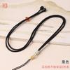 Elegante cordón Ruyi con colgante de jade de hebilla Pi Xiu Ping An, cuerda al por mayor para collar de pareja de bobina ajustable