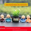 Carro Zen Pequeno Monge Boneco de Carro Decoração de Carro Planta Fruta Auspiciosa Vaso Pequeno Fresco Criativo Aromaterapia