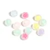 Estrella de Cinco Puntas de Acrílico Forma de Corazón Flor Pequeña Cuentas Transparentes Esmeriladas Cuentas para Manualidades Accesorios para Joyería al por Mayor