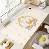Mouse Pad Aquecido, Desenho Animado Fofo de Inverno Quente para Mesa de Meninas, Aquecedor de Mão Extra Grande para Desktop de Escritório