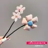 Palillo para Moño de Flor para Niños, Accesorio para Moño Perezoso para Niñas, Lindo Moño de Flor para el Cabello, Accesorio de Flor para el Cabello