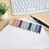 Serie de Colores Morandi Notas Adhesivas para Mascotas Estilo Ins Pestañas Índice Coloridas Notas Adhesivas Reutilizables
