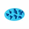 Moldes para cubitos de hielo creativos transfronterizos, lindos moldes para helado para niños, moldes artísticos de silicona para presionar palitos, moldes DIY fáciles de desmoldar