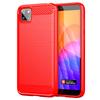Para Capa de Celular Huawei Y7Pro2019 Escovada Y5P Capa Protetora Y6P TPU Totalmente Envolvente Anti-queda Antiderrapante Capa Macia