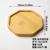 Descanso para Xícara de Chá Bambu Descanso de Copo Jogo Americano Vaso de Flor Transfronteiriço Redondo Retangular Formato Multi-tamanho DIY Bandeja de Bambu
