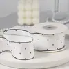 Fita preta com strass, presilha de cabelo, laço para fazer você mesmo, strass amassado, acessórios para roupas, sapatos, chapéus, bolsas e outros.