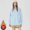 ¡Woohoo! Sudadera Redonda Estilo Coreano para Hombres y Mujeres, Nueva Tendencia Otoño 2025 Marca Versátil Holgada Pulóver Top para Parejas