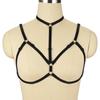 Roupas com Aspecto de Bambu: Sutiã de Amarrar no Pescoço com Recorte Sedutor e Amarração nas Costas Lingerie Elástica Bondage O0373
