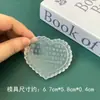 Molde de Silicone para Nail Art de Letras em Inglês Unhas Vestíveis DIY Acessórios para Unhas Ferramenta para Fazer Nail Art Resistente à Oxidação Alta Transparência