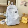 Mochila Escolar Linda de Lunares Estilo Japonés con Conejo para Estudiantes de Secundaria y Preparatoria, Mochila Fresca y Dulce para Salir y Ir de Compras