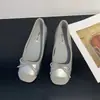 Zapatos de mujer para aumentar la altura, nuevos bailarinas de estilo francés otoño 2026 para combinar con faldas
