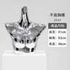 Soporte de exhibición de modelo de lencería, maniquí de medio cuerpo para escaparate de tienda de lencería, sujetador, accesorios para lencería masculina, cuerpo dummy electrochapado