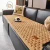 Cojín de Sofá de Felpa Color Sólido Estilo Crema Funda para Sofá Modelo Nuevo 2026 Combinación de Una Pieza Cojín para Asiento de Sofá de Fila Recta