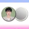Espejo de Lata Zhou Shen Espejo de Maquillaje Espejo Portátil Soporte para Conciertos Mercancía de Tiktok Mismo Estilo