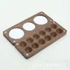 Mini Caja de Paleta Caja de Pintura de Madera Estilo Ins para Niños 12 Compartimentos 24 Compartimentos Caja de Paleta para Acuarela Caja de Madera para Pintura