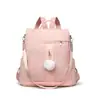 Nova Mochila Casual Simples Color Block para o Dia a Dia Feminina, Grande Capacidade, Antifurto, Bolsa de Viagem Feminina