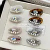 Pinza de Pato de Perlas y Pedrería Coreana Pasador de Acetato Moda Elegante Pinza para Flequillo Pinza Lateral Accesorio para el Cabello Tocado para Mujeres Venta al por Mayor