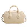 Moda 2025 Bolso Elegante de Hombro Cruzado para Mujer Nuevo Trendy Retro Bolso Bowling Estilo Occidental Lindo Bolso Cuadrado Pequeño