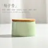 Tapa de bambú mate tarro de té de cerámica tarro para polvo de pastillas botella de crema cosmética caja de ungüento de cerámica