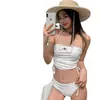 Novo Biquíni Coreia do Sul Reunião para Seios Pequenos Cobertura da Barriga Emagrecimento Estilo Ins Fonte Termal Dividido Feminino Piscina de Fonte Termal