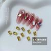 10 Mini paletas de caramelo de roca de celebridad de Internet Azúcar de cubito de hielo de diamante Tamaño pequeño fondo puntiagudo Diamante 4*6 rectangular ángulo recto joyería para uñas de cristal