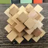 Cerradura Kong Ming para adultos y niños, desbloqueo de inteligencia, desmontaje creativo, juguete de madera, regalo, cerradura Luban, lote mixto