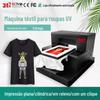 31 graus UV vestuário têxtil máquina carteira de couro camiseta suéter jeans padrão sapatos de lona impressão equipamento jato de tinta