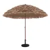 Sombrero de Paja Propagandístico Paraguas Protector Solar Exterior Paraguas de Paja Fotografía de Patio Balcón Decoración de Jardín Paraguas Protección Solar