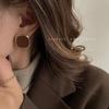 Aretes Maillard Diseño Geométrico Nicho 2025 Nuevos Otoño e Invierno Aretes de Alta Gama Moda Femenina Aretes Más Fáciles de Combinar