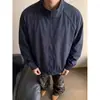 Chaqueta bomber retro americana para hombre, chaqueta de béisbol de otoño deconstruida con cuello alto, abrigo aviador extragrande