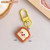 Lindo llavero de comida de dibujos animados para jugar, colgante pequeño de comida creativa, para estudiantes, mochila escolar, regalo para novias, al por mayor