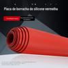 Em estoque Placa de silicone vermelha de 3 mm 2 mm 4 mm resistente ao calor resistente ao calor placa de silicone resistente a rasgos 8 mm junta de borracha de silicone