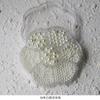 Celebridade Cibernética Camélia Manicure Joias de Diamante Caixa de Pétalas Pérola Destaque Branco Arroz Branco Puro Pérola Meio Redonda Conjunto Misto