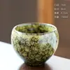 Taza de Té de Cerámica Esmaltada, Taza de Maestro, Taza de Degustación de Té, Taza de Juego de Té Kung Fu, Taza Huevo de Dragón con Esmalte Tenmoku, Tazón de Té, Taza Individual