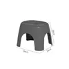 Taburete de plástico pequeño para el hogar, engrosado, adecuado para sala de estar, mesa de café, banco, silla, baño de niños, ducha, taburete bajo para cambiarse los zapatos