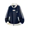 Jaqueta Esportiva Patchwork Americana Masculina Outono Peso Pesado Marca Tendência Versátil Par Casal Roupa Externa High Street Jaqueta de Baseball Em Estoque