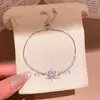 Pulsera con colgante de estrella de circón de lujo ligero transfronteriza con un diseño único, pulsera de personalidad nicho, joyería retro de alta gama europea y americana