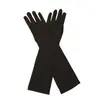 Luvas de Festa de Cor Sólida de Seda de Leite Elásticas para Performance Personalizadas Acessórios de Fantasia de Festival Roupas de Festa Luvas de Vestido