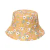 2022 Nuevo Sombrero de Pescador Plegable de Doble Uso con Forma de Cubeta para el Sol con Diseño de Cactus para Mujer