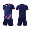 Nuevas camisetas estampadas de verano para niños y estudiantes, uniformes de entrenamiento de fútbol, conjuntos transpirables y absorbentes de sudor de manga corta, personalizables