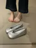 2026 Novo Modelo Sapatilhas de Ballet com Dedos Separados que Aumentam a Altura para Mulheres, Sapatos Slip-On com Dedos de Porco, Sapatos de Salto Baixo Únicos, Versáteis e Elegantes