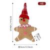Decorações de Natal Novas Transfronteiriças Enfeites Pendurados de Boneco de Neve Bonecas de Tricô Chapéus de Natal Vitrines Árvores de Natal