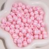Cuentas Acrílicas Bicolor Sandía Redondas 12mm Hechas a Mano DIY Para Bisutería Cadena de Teléfono Colgante Pulsera Cuentas Sueltas Accesorios
